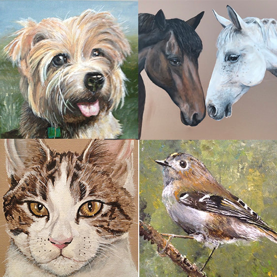 pet painting commissions