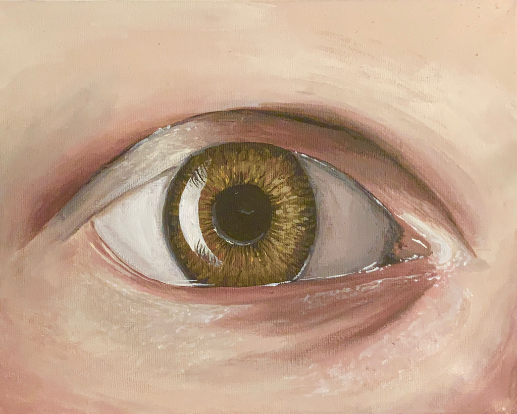Study of his own eye by a 14 year old student of jeanni'sPicture